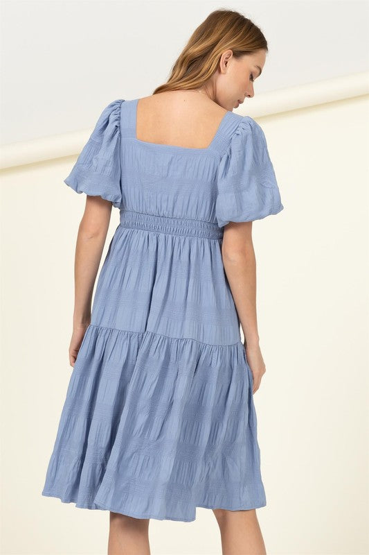 Find Me Again Tiered Midi Dress - The Beaucoup Home