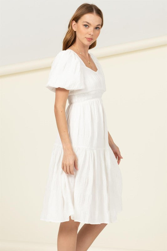 Find Me Again Tiered Midi Dress - The Beaucoup Home