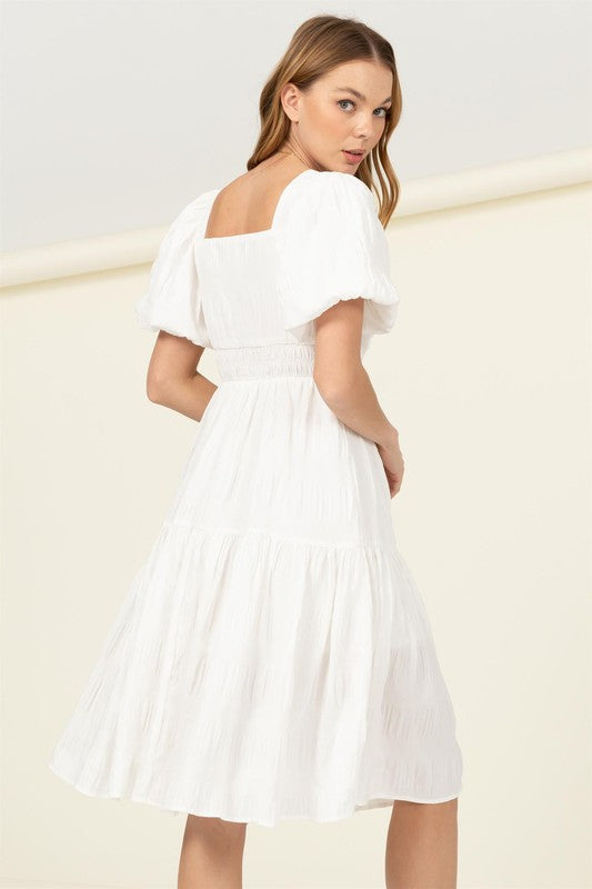 Find Me Again Tiered Midi Dress - The Beaucoup Home