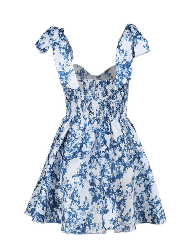 Flirty A-Line Floral Dress