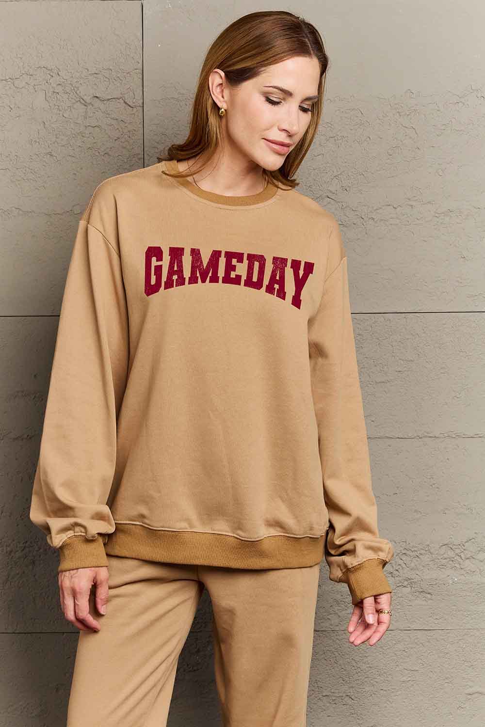 Simply Love Simply Love Full Size GAMEDAY Graphic Sweatshirt - The Beaucoup Home