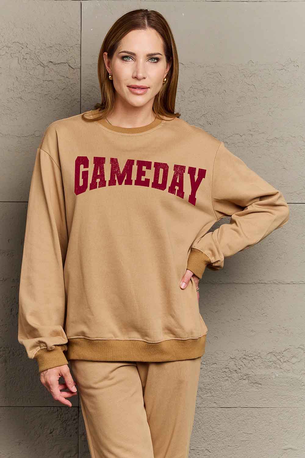 Simply Love Simply Love Full Size GAMEDAY Graphic Sweatshirt - The Beaucoup Home