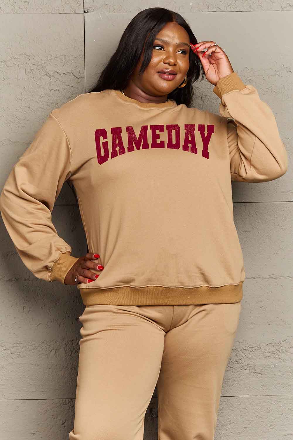 Simply Love Simply Love Full Size GAMEDAY Graphic Sweatshirt - The Beaucoup Home